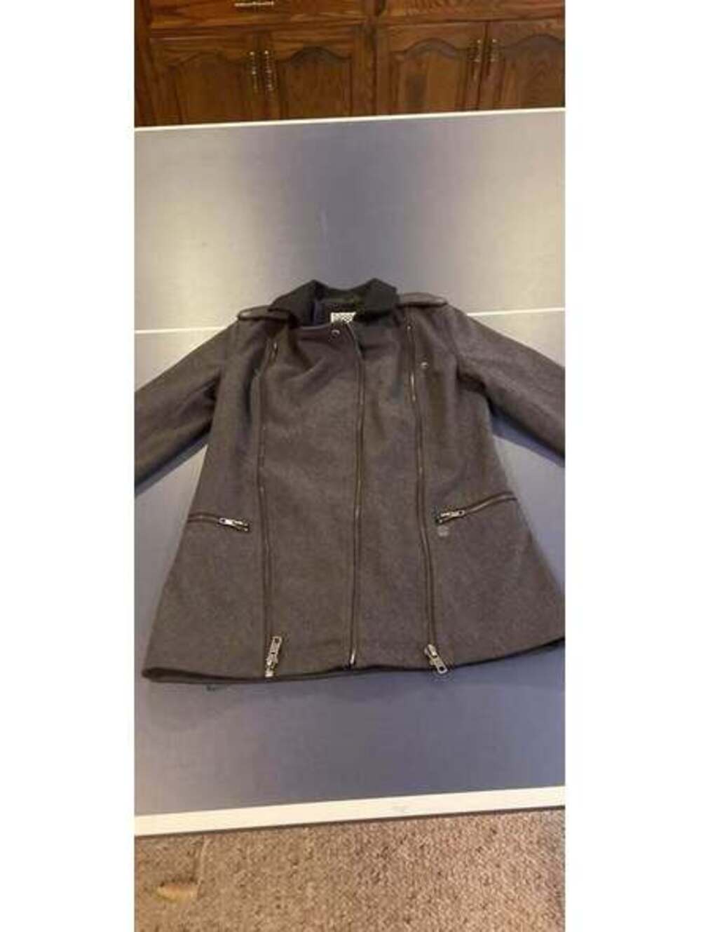 Vans Women's Wool-Blend Moto Jacket